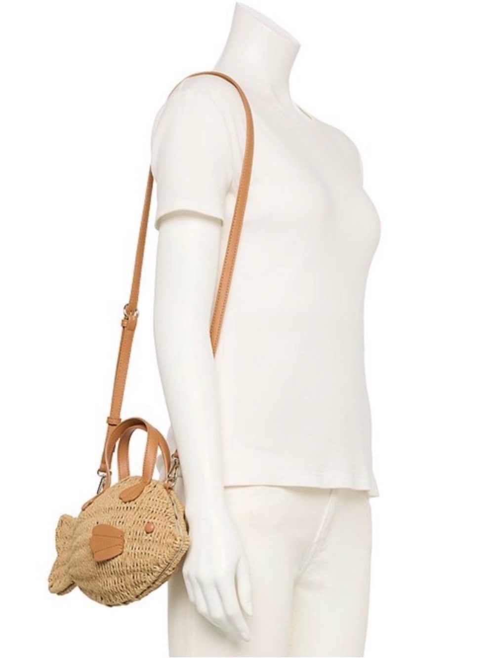 Lauren Conrad Wicker Fish 🐟 Bag - Picture 6 of 8